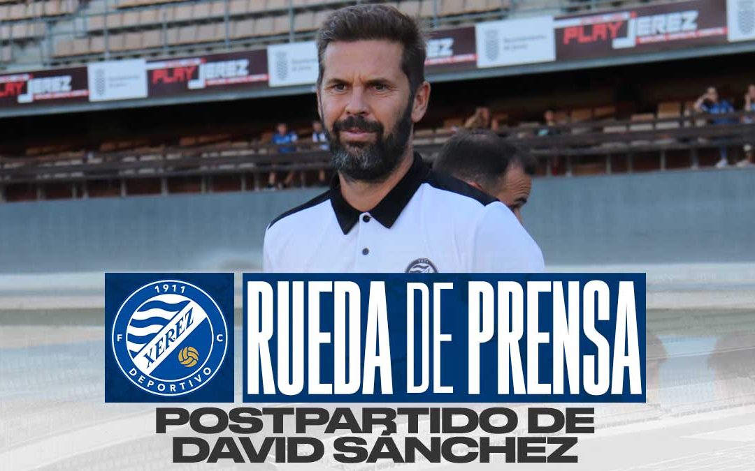 Declaraciones de David Sánchez después del triunfo ante la AD Ceuta FC