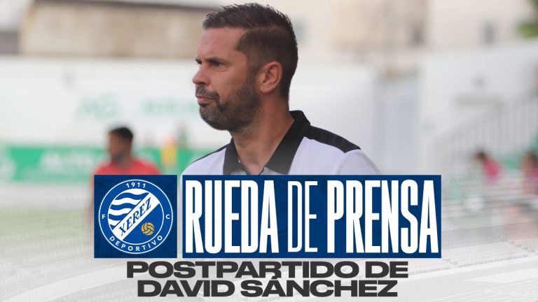 Declaraciones de David Sánchez tras el partido ante el Atlético Sanluqueño