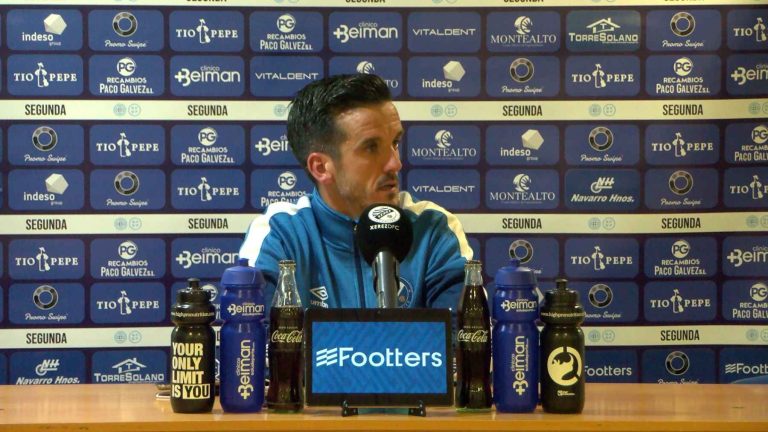 Declaraciones de Antonio Bello tras el partido frente al UD Montijo