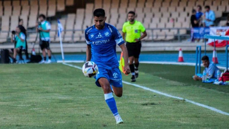 Declaraciones de Erik Aguado tras el partido ante el Málaga CF