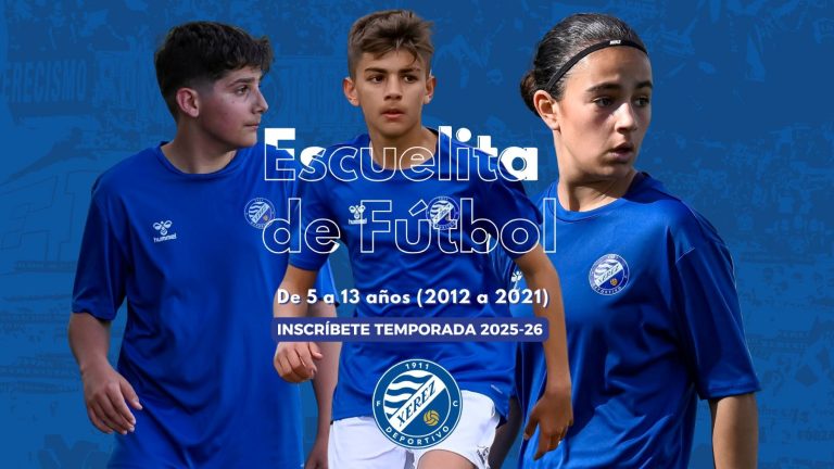 Abierto el plazo de inscripción para la Escuela de Fútbol 2025/26