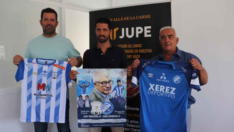 Presentación del partido homenaje a Pedro Herrera