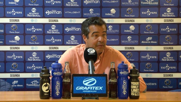 Rueda de prensa de José Pérez Herrera previa al partido frente al CD Mensajero