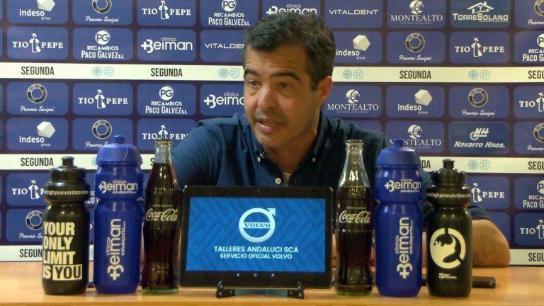 Rueda de prensa de José Pérez Herrera tras el partido ante el Panadería Pulido
