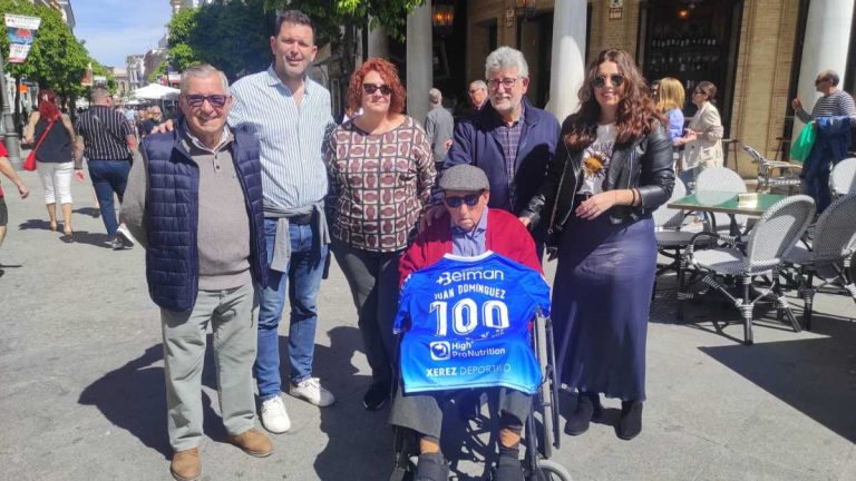 CARTEL | Xerez DFC-Atlético Espeleño: Juan Domínguez Benítez, 100 años de Xerecismo