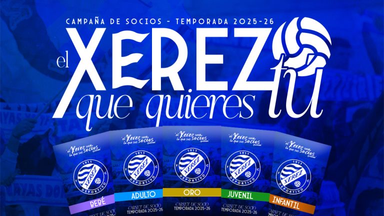 Campaña de Socios 2025-26: El Xerez que quieres TÚ