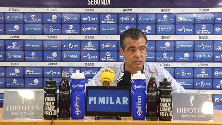 Rueda de prensa de Pérez Herrera previa al partido contra el Antequera CF