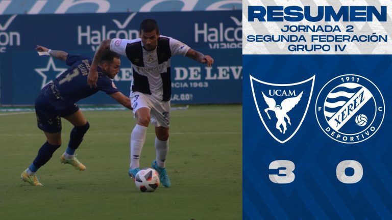 Resumen: UCAM Murcia CF 3-0 Xerez Deportivo FC￼