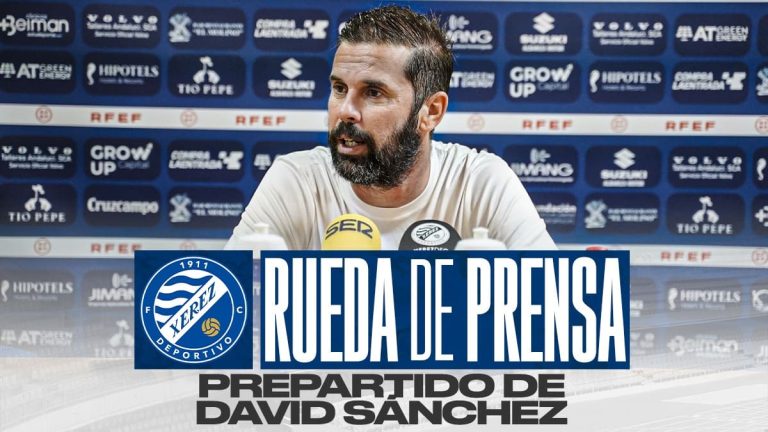 Rueda de prensa de David Sánchez previa al partido frente al Puente Genil FC