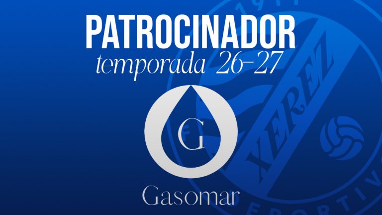 Gasomar, empresa patrocinadora del Xerez Deportivo en la temporada 26-27