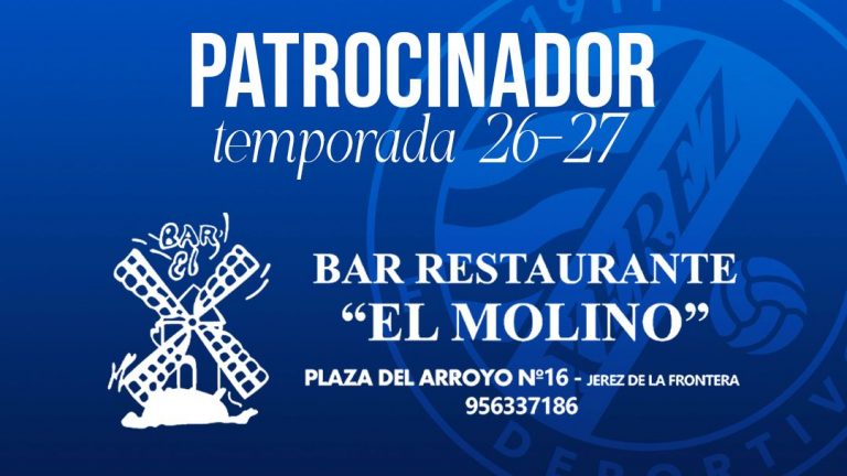 Bar El Molino patrocina los carnets de la Cantera 2026-27
