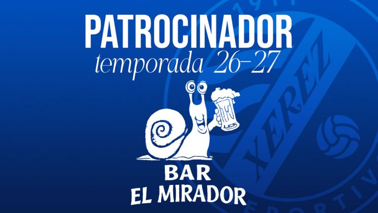Bar El Mirador, nuevo patrocinador del Xerez Deportivo