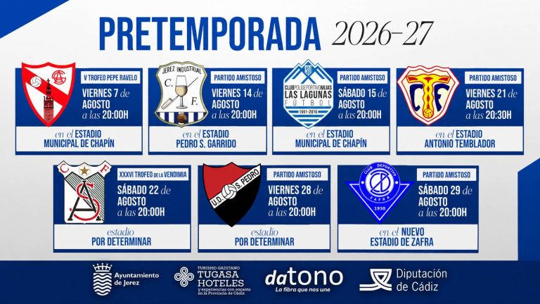 7 amistosos confirmados para la Pretemporada 2026-27 del primer equipo